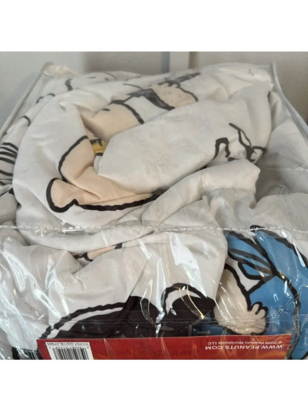Peanuts Twin Full Comforter Pillow Sham Bedding Snoopy Charlie Brown